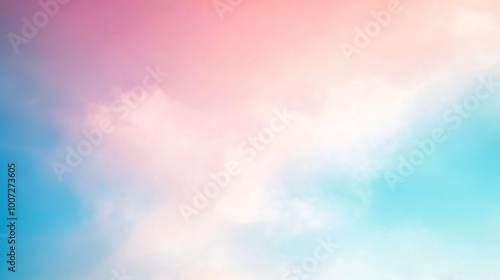 A soft and dreamy gradient background with a delicate blend of pink and blue hues.