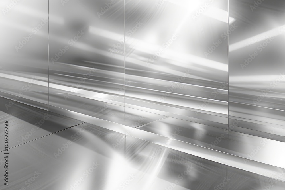 White and silver gradient pattern on metal tech background. White and silver gradient pattern on metal tech background.