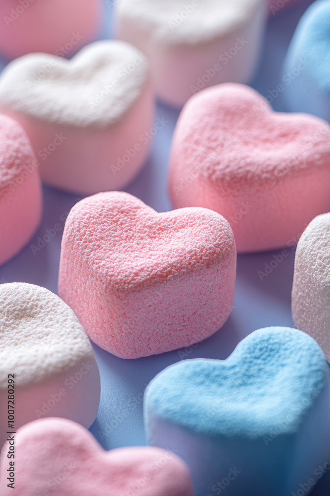 Soft pastel marshmallows texture Soft pastel marshmallows texture