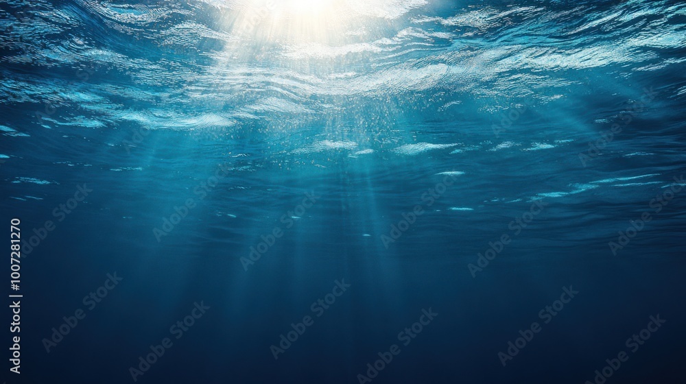 Fototapeta premium Underwater Sunbeams