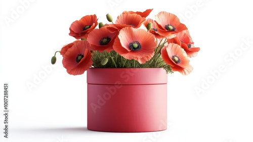 A beautiful display of red ...