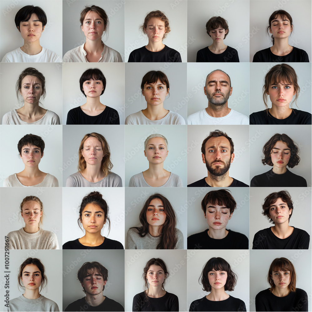 Sad Face Headshot Portraits Sad Face Headshot Portraits