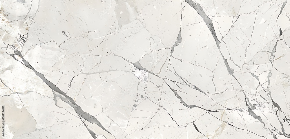 Clean and minimalist marble texture with subtle grey veining on a creamy white marble background Clean and minimalist marble texture with subtle grey veining on a creamy white marble background