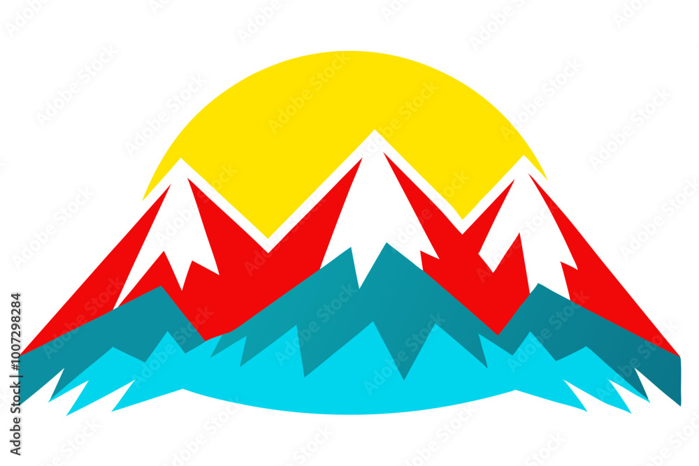 Vector Illustration of Serene Snowy Peaks Bathed in Soft Warm Light
Vector Illustration of Serene Snowy Peaks Bathed in Soft Warm Light