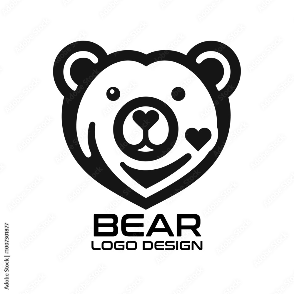 Bear Vector Logo Design Bear Vector Logo Design