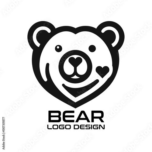 Bear Vector Logo Design photo