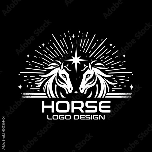 Horse Vector Logo Design