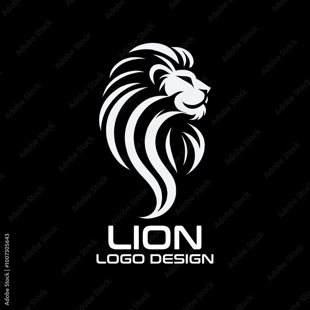 Fototapeta premium Lion Vector Logo Design