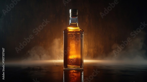 whisky bottle alcohol colorful lighting