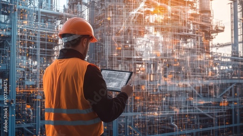 Industrial Worker Utilizing Digital Technology