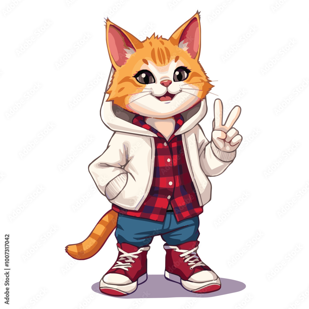 Illustration of happy smiling dog in glasses, t-shirt design, cartoon style Illustration of happy smiling dog in glasses, t-shirt design, cartoon style