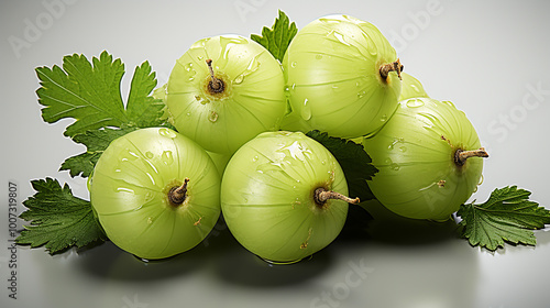 3d rendered photo of gooseberry generative ai