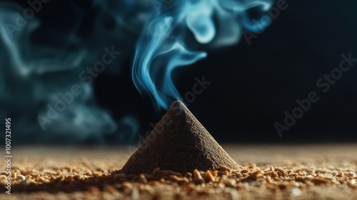 Rising Smoke from Incense