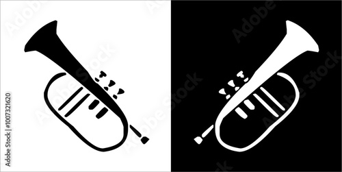 Illustration vector graphics of Orchestra Icon
