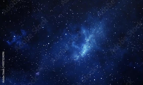 Dark blue sky with stars