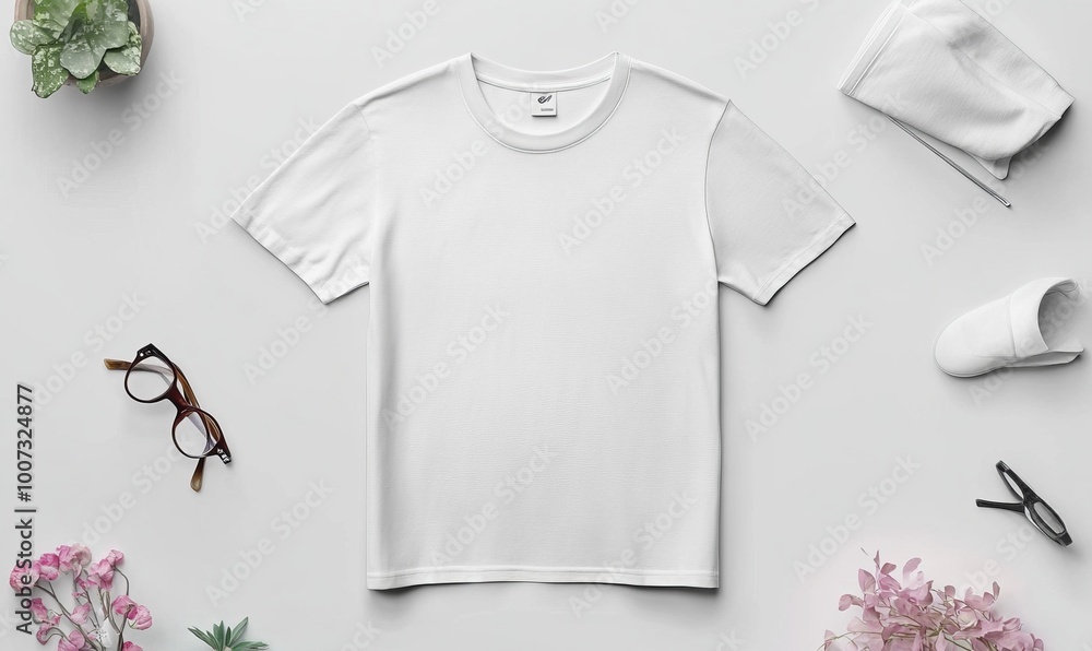 Flat t-shirt mockup Flat t-shirt mockup