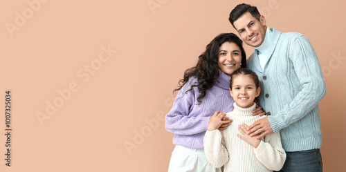 Little girl and her parents...