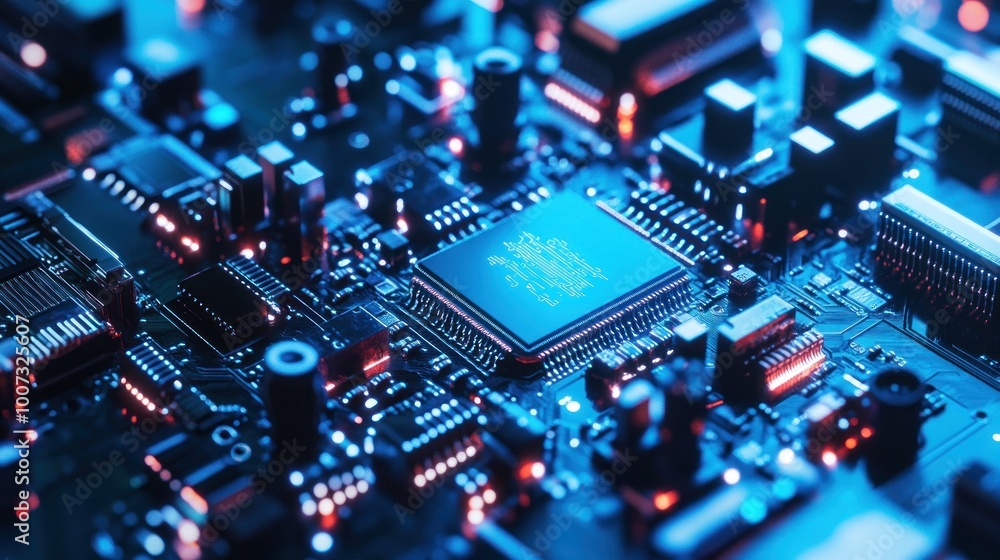 Circuit Board with Central Processor Circuit Board with Central Processor