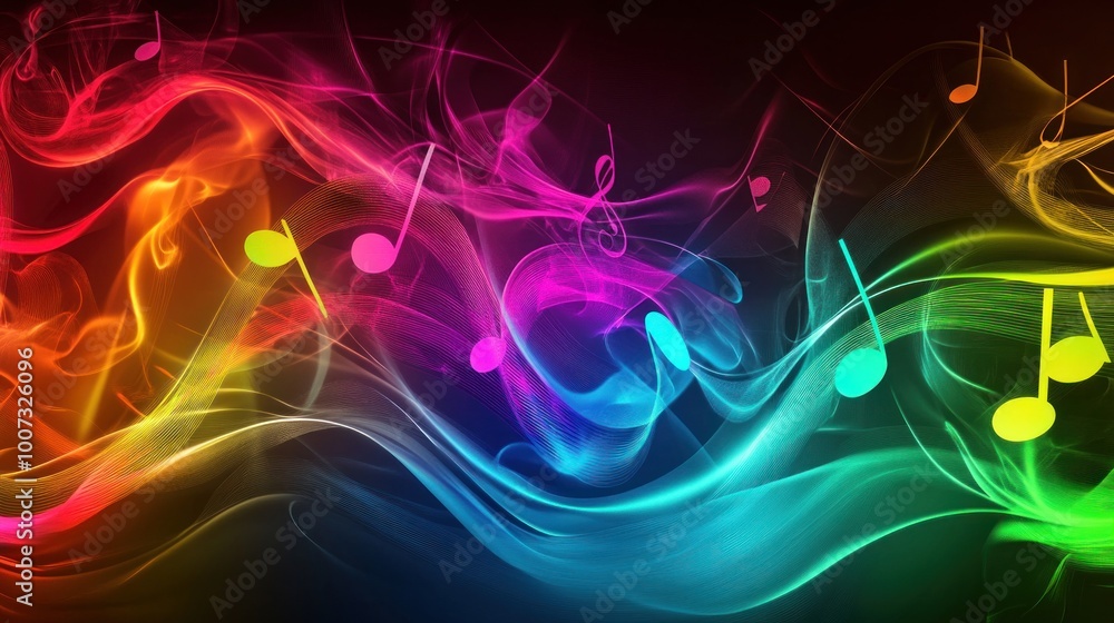 Obraz premium Abstract Musical Artwork