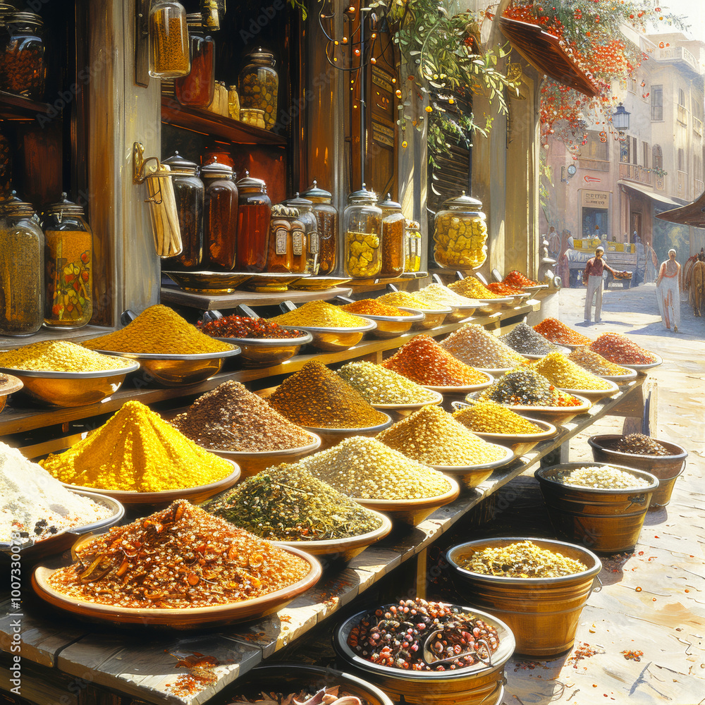 Fototapeta premium spices at the market