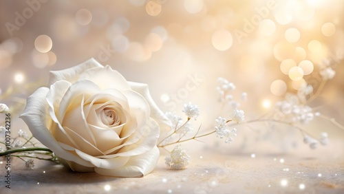 minimal beige abstract wave background with a rose accent for text, background for text