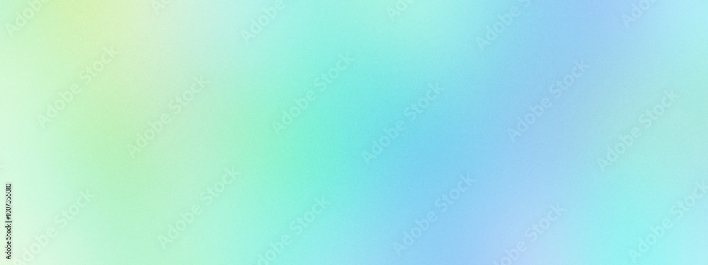 Blurred pastel gradient of green and blue with light noise effect