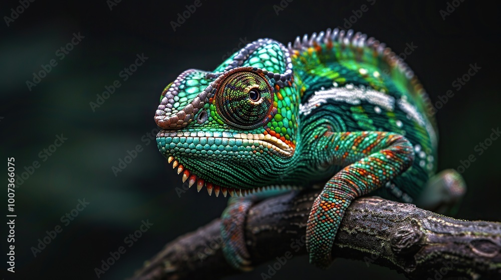 A Close Up of a Chameleon A Close Up of a Chameleon