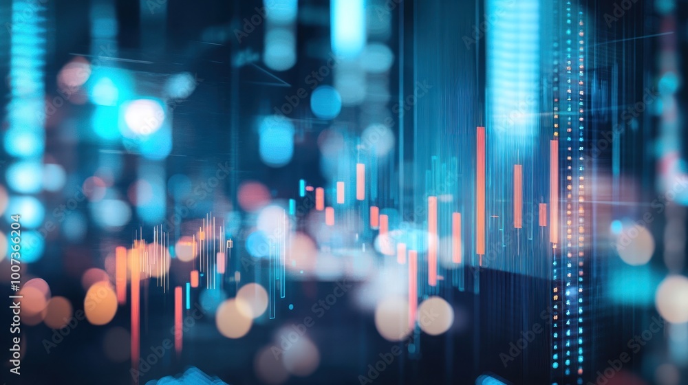 Fototapeta premium Financial Data Visualization