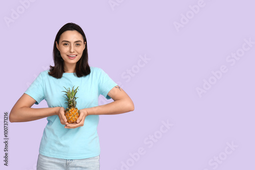 Beautiful young woman with ...