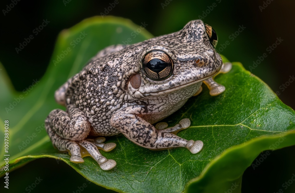 Obraz premium Hyla versicolor; Les Cedres, Quebec