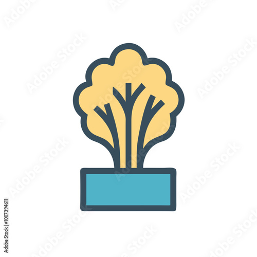  Vector Illustration of Fresh Celery Plant in Pot for Healthy Eating Concept