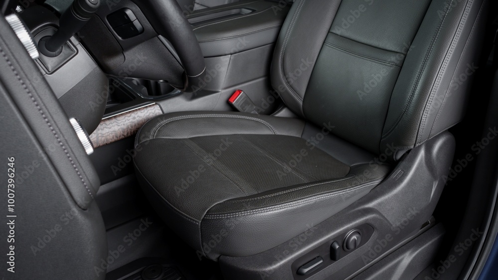 Obraz premium Drivers seat in a truck