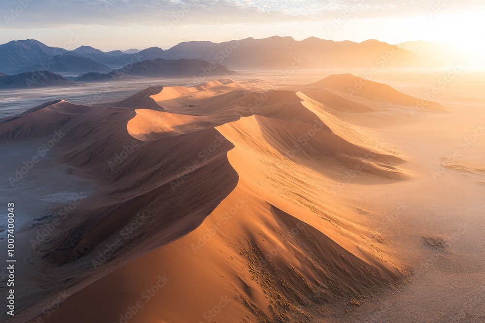 Fototapeta premium NamibRand Nature Reserve, Namibia: sunrise