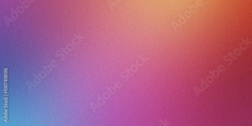 Grainy gradient multicolored background. Noise texture. abstract multicolored gradient. background design. colorful background with space for design. banner