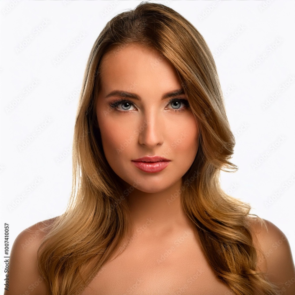 beautiful young woman portrait, AI generated beautiful young woman portrait, AI generated