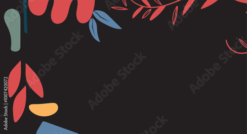 vector floral background design . abstract flower pattern background 