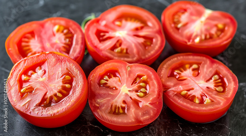 sliced-fresh-tomatoes-dark-background