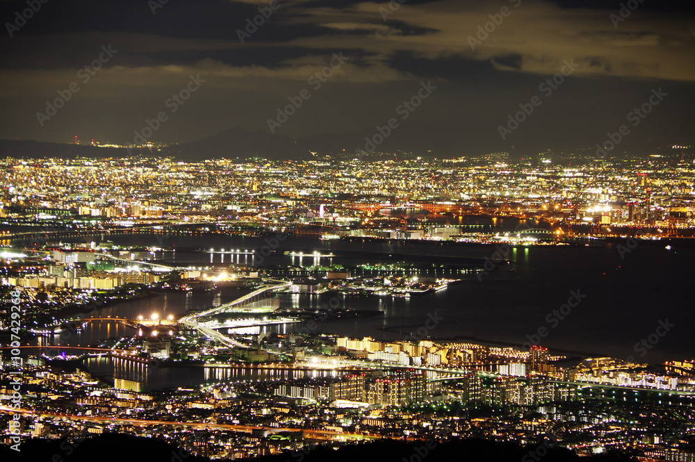 デートスポットから見る大都市の夜景 デートスポットから見る大都市の夜景