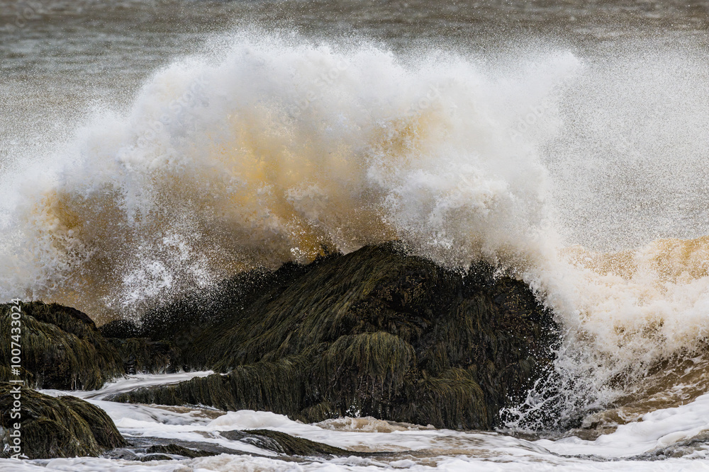 © Stephen A. Waycott - Large ocean wave crashing over rocks © Stephen A. Waycott - Large ocean wave crashing over rocks