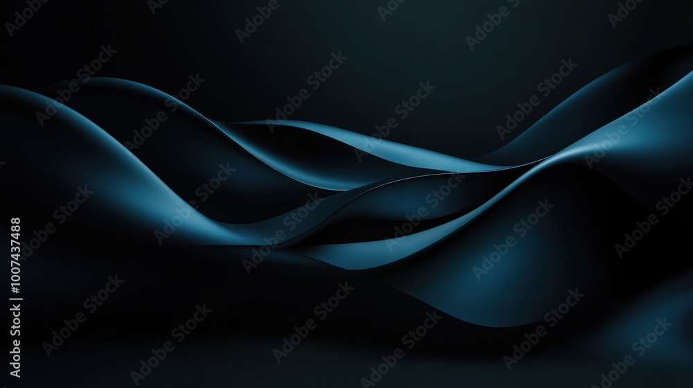 Abstract Blue Waves Abstract Blue Waves