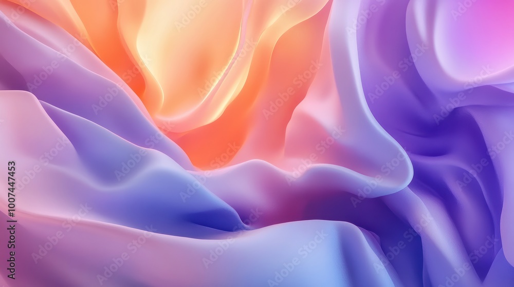 Fototapeta premium Abstract Colorful Drapery