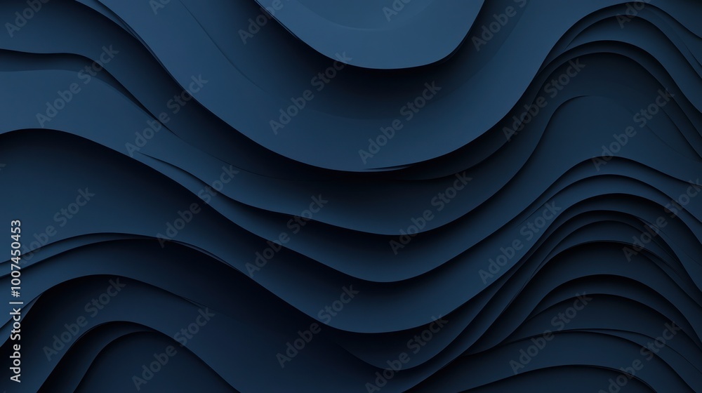 Abstract Blue Wavy Pattern Abstract Blue Wavy Pattern