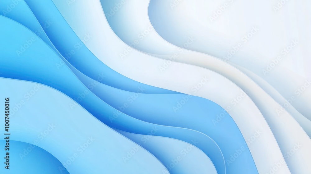 Abstract Blue and White Wave Pattern Abstract Blue and White Wave Pattern