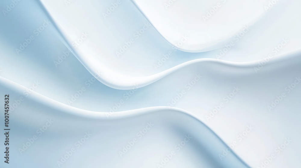 Abstract Blue and White Fabric Waves Abstract Blue and White Fabric Waves
