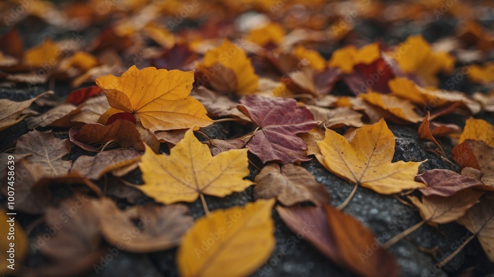 Colorful autumn leaves background Colorful autumn leaves background