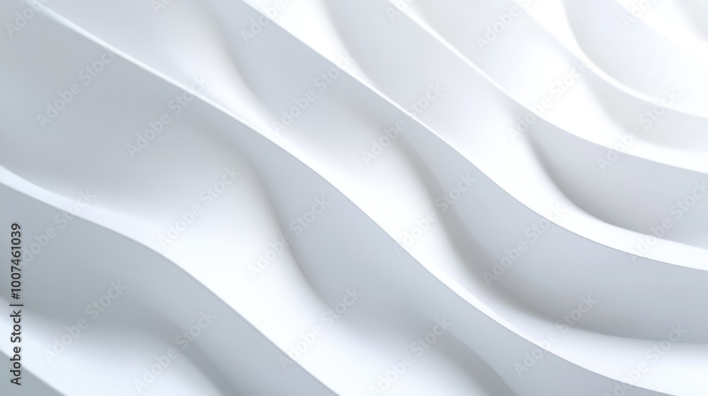 Abstract White Curved Pattern Abstract White Curved Pattern