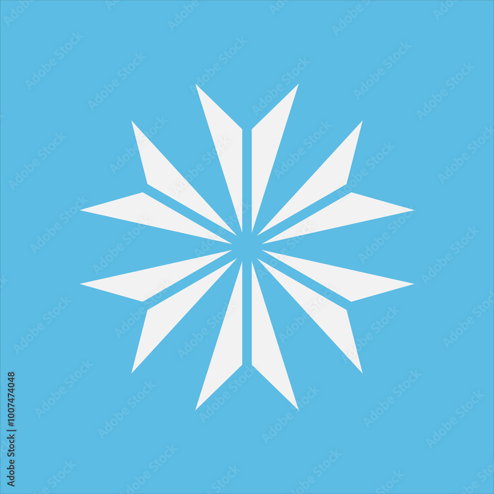 Snowflake set. On isolated background. Snowflake collection. Christmas icon. Frost. Vector illustration Snowflake set. On isolated background. Snowflake collection. Christmas icon. Frost. Vector illustration