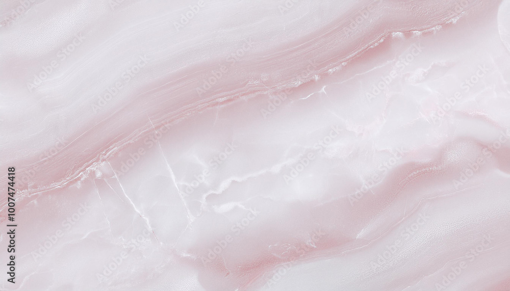 Fototapeta premium Pink marble texture with white veins, showcasing its natural beauty and elegant appearance