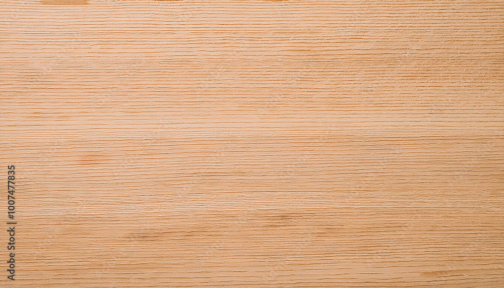 Naklejka premium Light brown wood grain texture with a smooth surface.