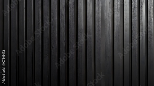  Corrugated black metal texture. Steel roof sheet. Siding panels for the wall. Iron building material for fence. Surface of a cargo container. 